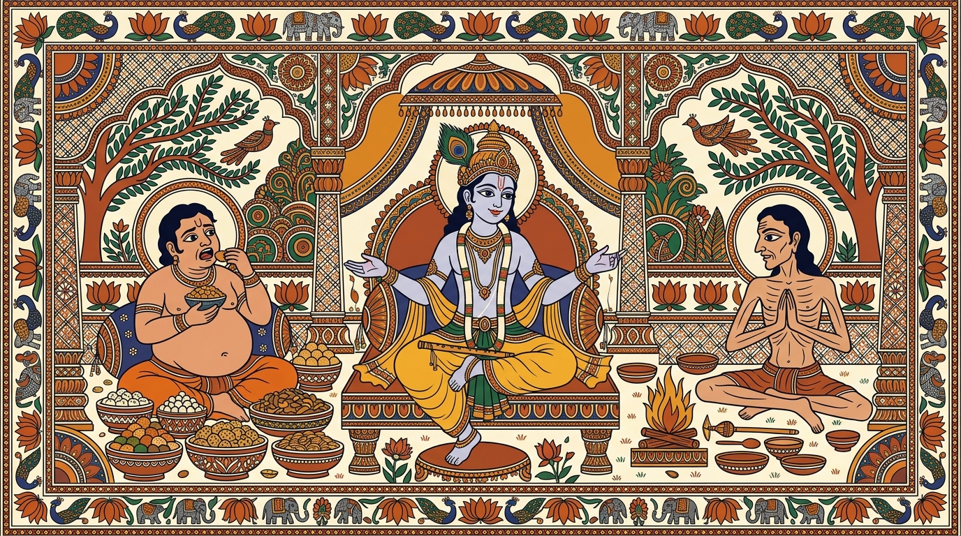 Illustration for Chapter 6, Verse 16