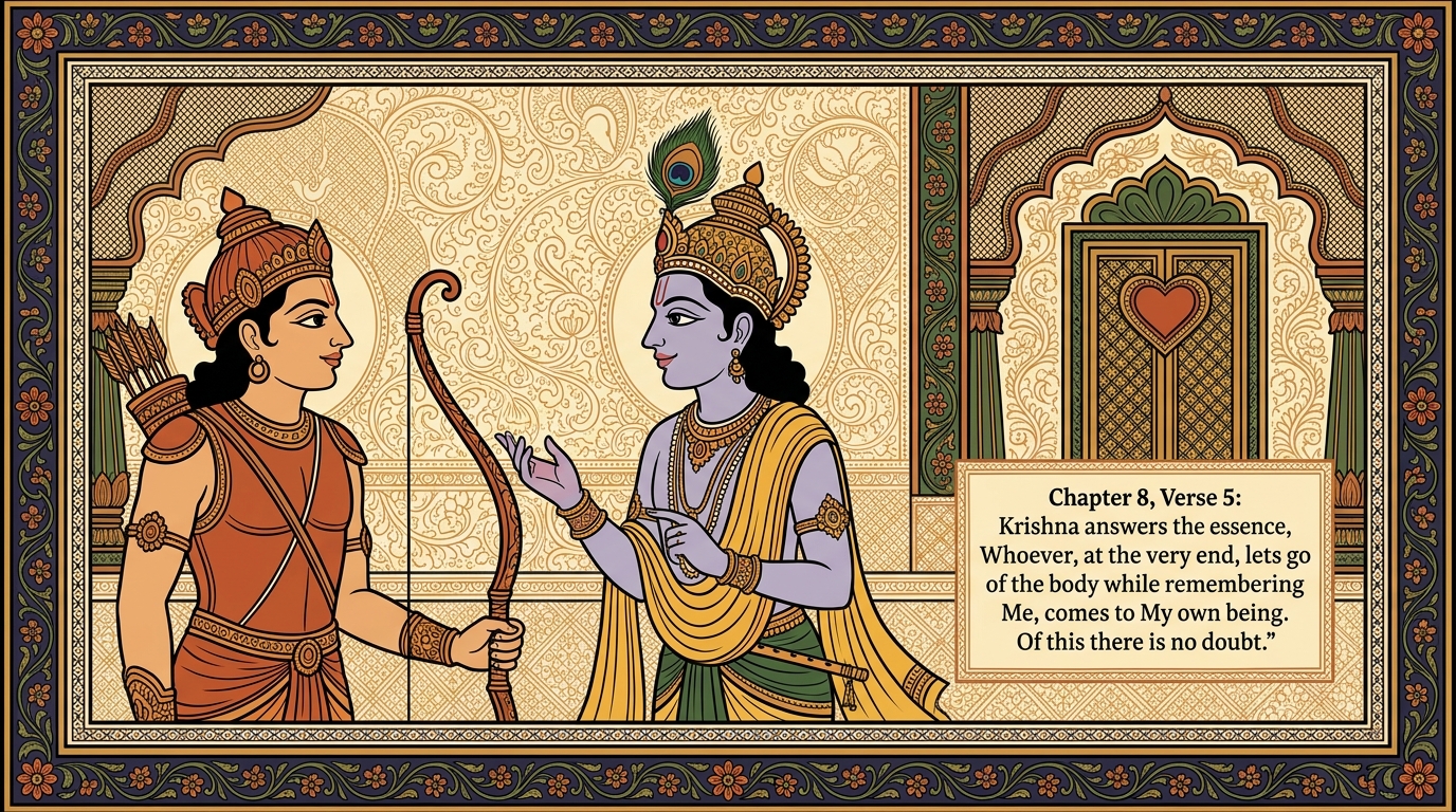 Illustration for Chapter 8, Verse 5