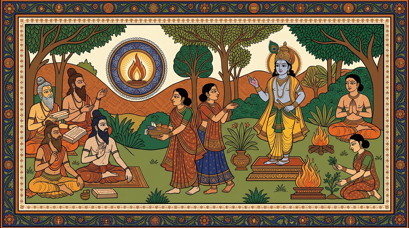 Illustration for Chapter 8, Verse 11