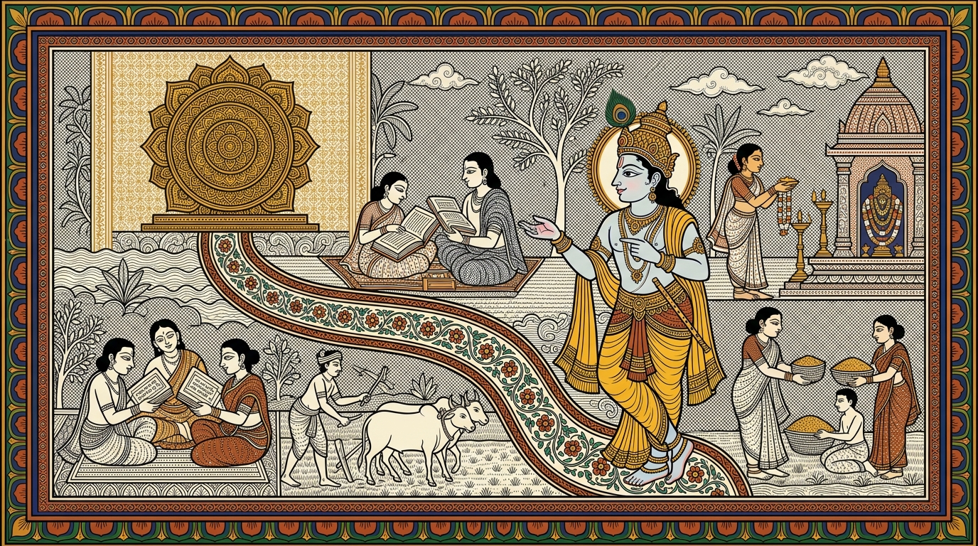 Illustration for Chapter 8, Verse 28