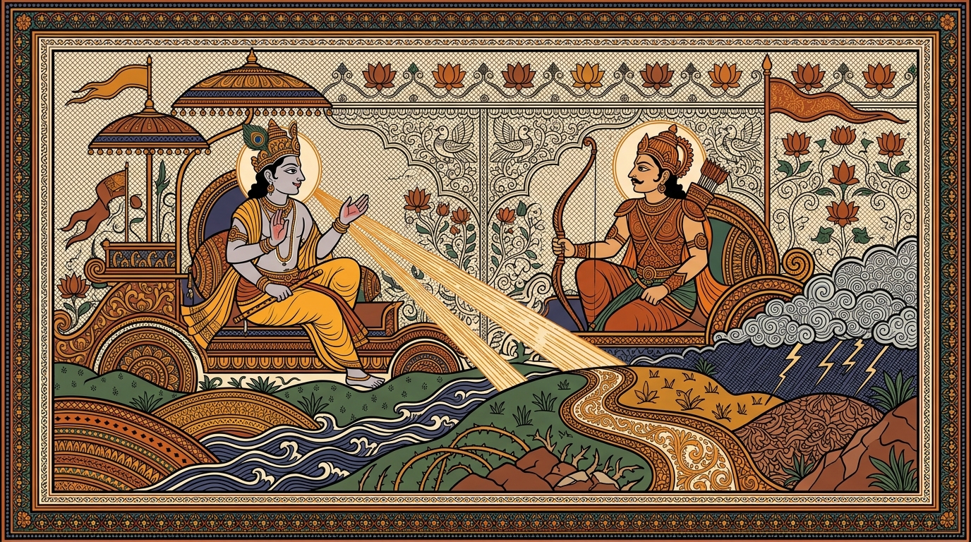 Illustration for Chapter 18, Verse 58