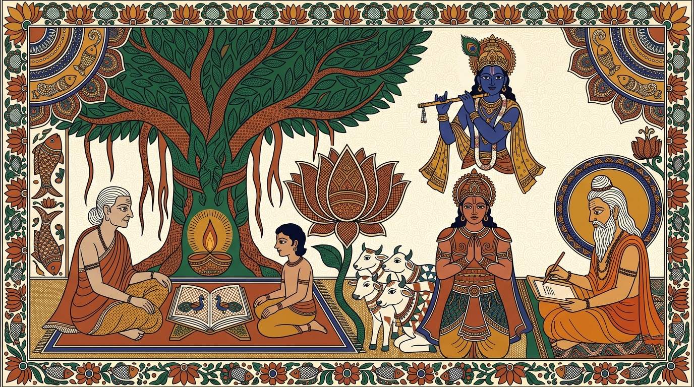 Dhyanashloka — meditation before studying the Gita